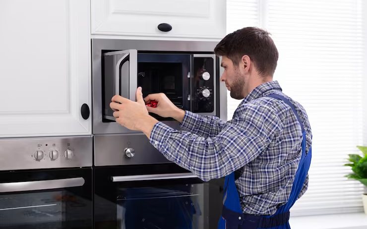 Integrated microwave being fitted