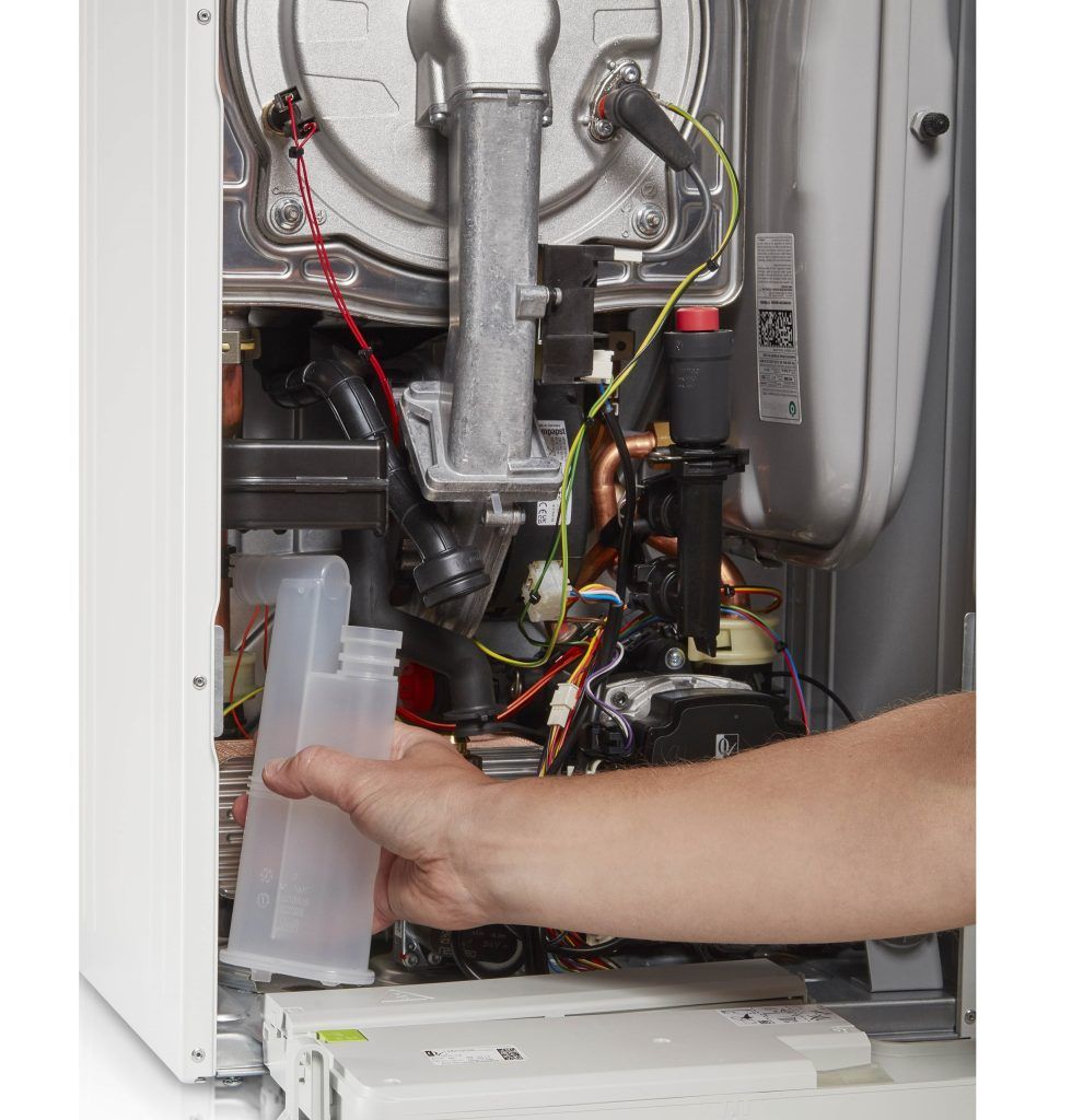 Condensate trap cleared